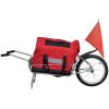 Bike Trailer One-wheel with Storage Bag