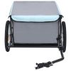 Bike Trailer Black and Blue 143.3 lb