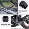 Bike Block Fork Mount Bicycle Mount Carrier Rack for Car Roof Rack Quick Release Fork Block Mount Aluminum Alloy