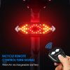 Smart Bike Tail Light USB Rechargeable LED Bicycle Rear Light Bike Safety Flashlight with 32 LEDs Turn Signal Light 120dB Horn