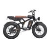 GT02 Pro (Camouflage Green) Fat Tires Off Road Electric Bike 1400W Powerful Motor 7 Speed Gears