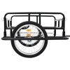 Bike Trailer 51.2"x28.7"x19.1" Steel Black