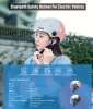 Moped Bluetooth helmet. (Intelligent voice mode operating system: WIFI + APP, phone answering, sound navigation, MP3 music)