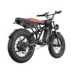 GT02 Pro (Camouflage Green) Fat Tires Off Road Electric Bike 1400W Powerful Motor 7 Speed Gears