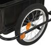 Bike Trailer Black 13.2 gal