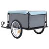 Bike Trailer Black and Blue 143.3 lb