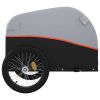 Bike Trailer Black and Orange 99.2 lb Iron