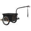 Bike Trailer Black 13.2 gal