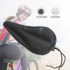 Bike Seat Cover Anti-Slip Comfortable Bicycle Padded Saddle Cover Wear Resistant Soft Gel Cushion