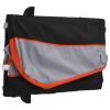 Bike Trailer Black and Orange 99.2 lb Iron