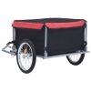 Bike Trailer Black and Red 143.3 lb