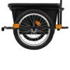 Bike Trailer Black 13.2 gal