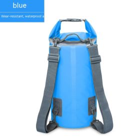 Waterproof Bag PVC Waterproof Bag Swimming Beach Drifting Camouflage Backpack (Option: Sky Blue-5L)