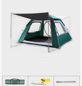 Foldable Automatic Thickening Sunscreen Wild Picnic Home Full Set Camping Tent (Option: Vinyl style-3 Style)