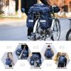 Bike Bag Bike Pannier Bag Set, for Bicycle Cargo Rack Saddle Bag Shoulder Bag Laptop Pannier Rack Bicycle Bag Professional Cycling Accessories Luggage