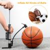 Mini Bike Pump Portable Bicycle Tire Inflator Ball Air Pump w/ Mount Frame For Mountain Road Bike