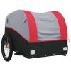 Bike Trailer Black and Red 99.2 lb Iron