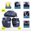 Bike Bag Bike Pannier Bag Set, for Bicycle Cargo Rack Saddle Bag Shoulder Bag Laptop Pannier Rack Bicycle Bag Professional Cycling Accessories Luggage