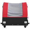 Bike Trailer Black and Red 99.2 lb Iron