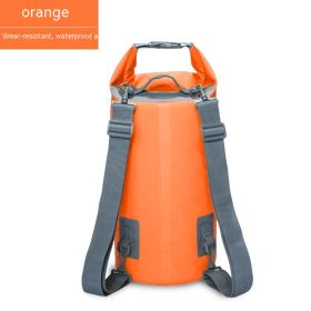 Waterproof Bag PVC Waterproof Bag Swimming Beach Drifting Camouflage Backpack (Option: Orange-5L)